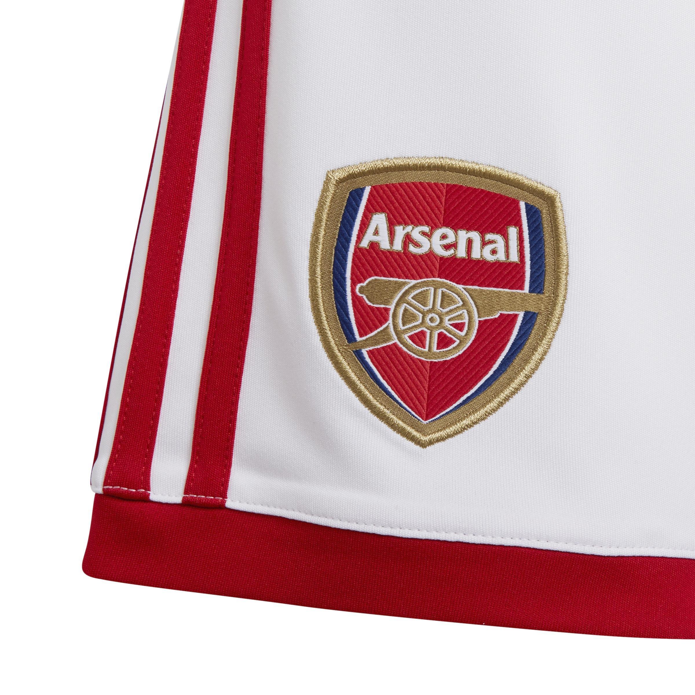 Kids Arsenal 22/23 Home Shorts, White, A901_ONE, large image number 5