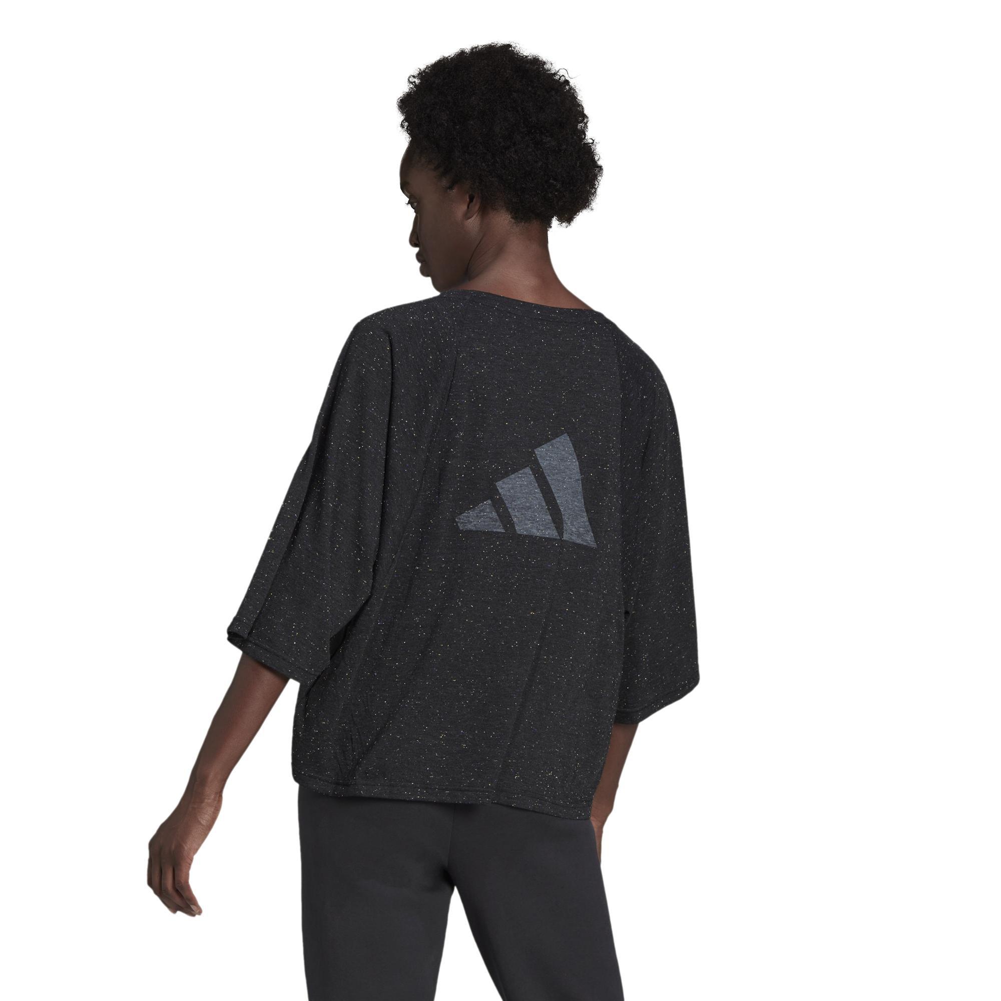 adidas Sportswear Future Icons Winners 3.0 Loose Fit T-Shirt, Black, A901_ONE, large image number 5