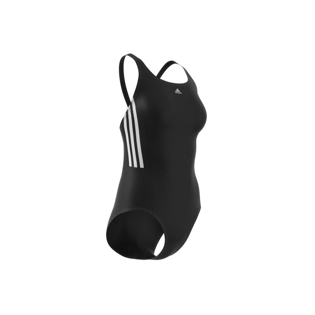 Mid 3-Stripes Swimsuit, Black, A901_ONE, large image number 3