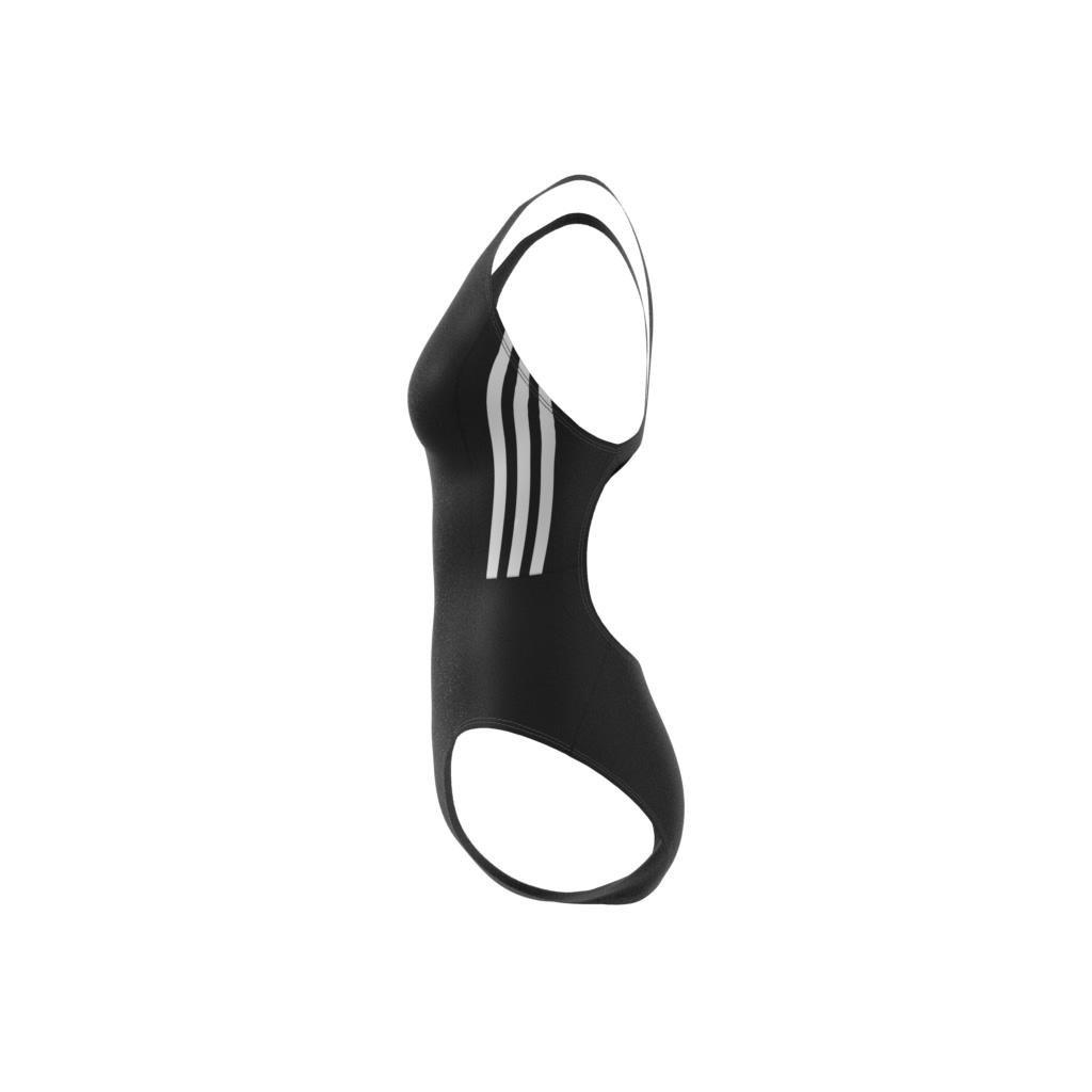 Mid 3-Stripes Swimsuit, Black, , large image number 5