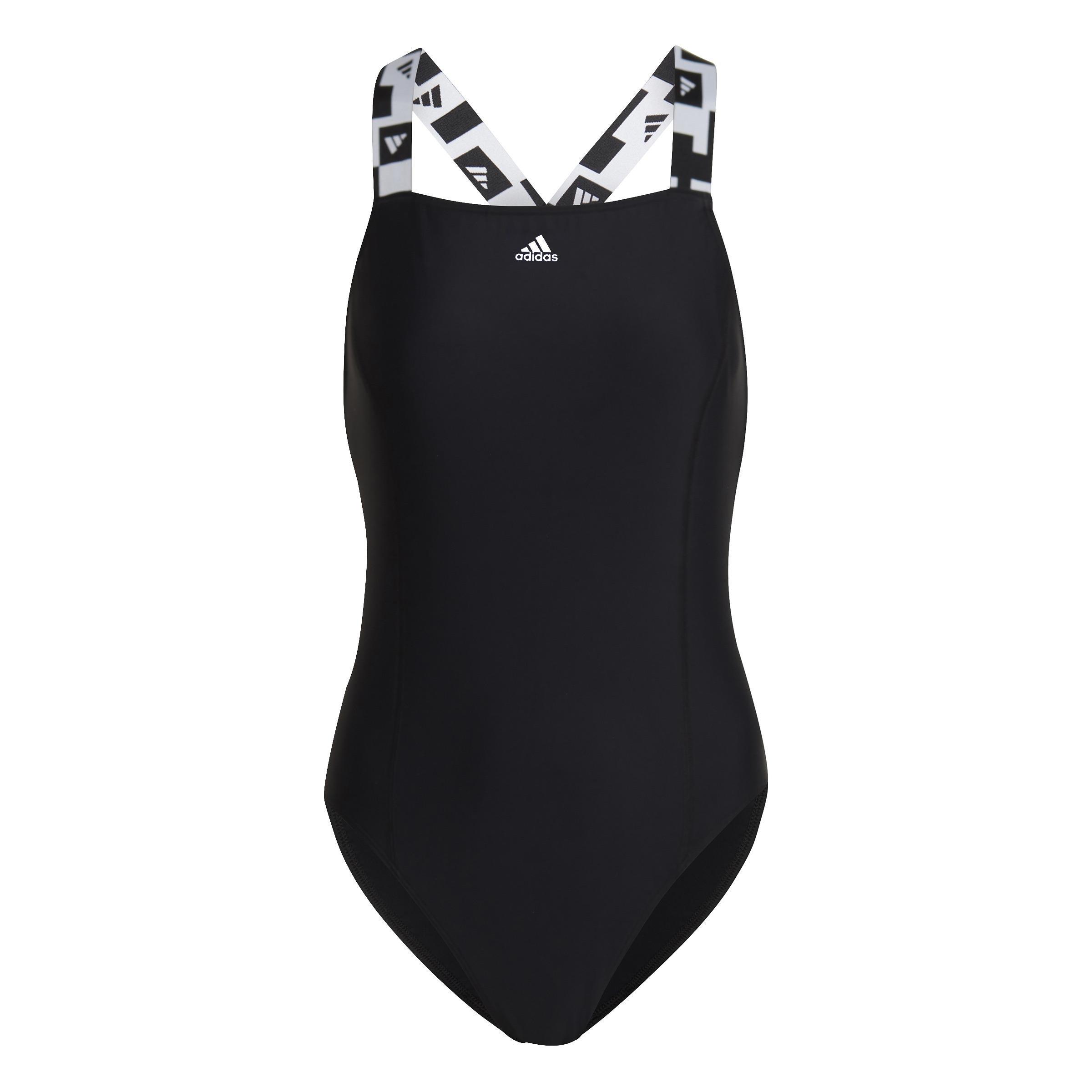 Tape Swimsuit, Black, , large image number 0