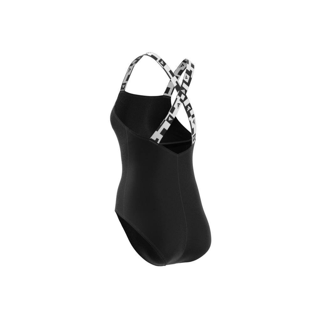 Tape Swimsuit, Black, , large image number 3