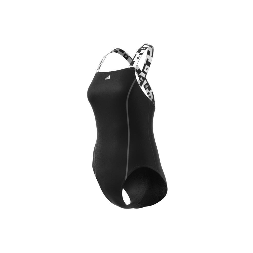 Tape Swimsuit, Black, , large image number 4