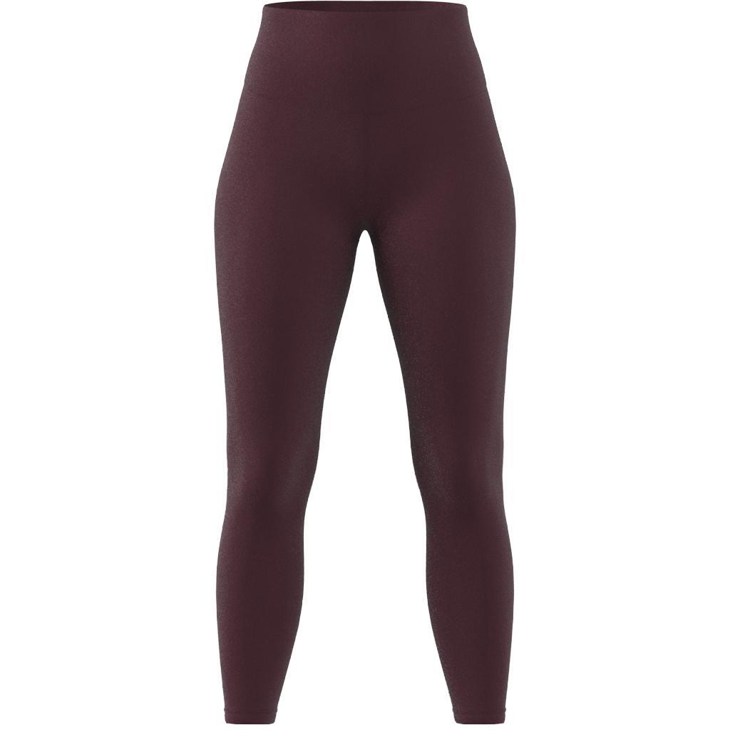 Yoga Essentials High-Waisted Leggings, Burgundy, , large image number 6