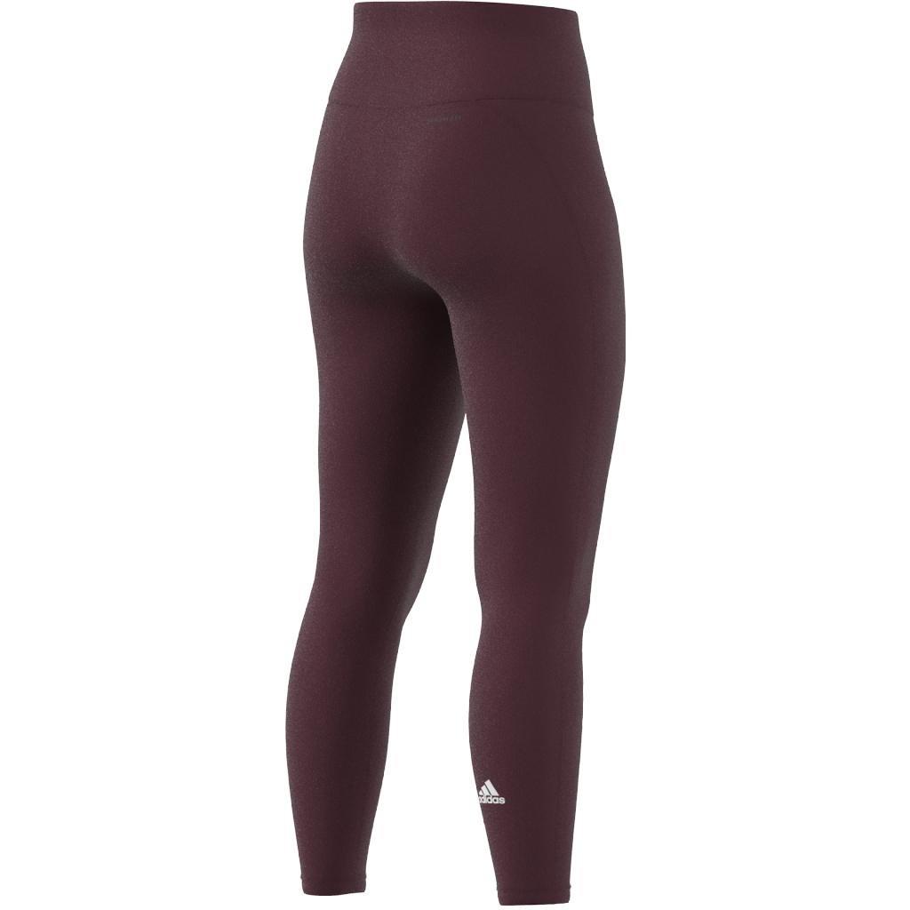Yoga Essentials High-Waisted Leggings, Burgundy, , large image number 10