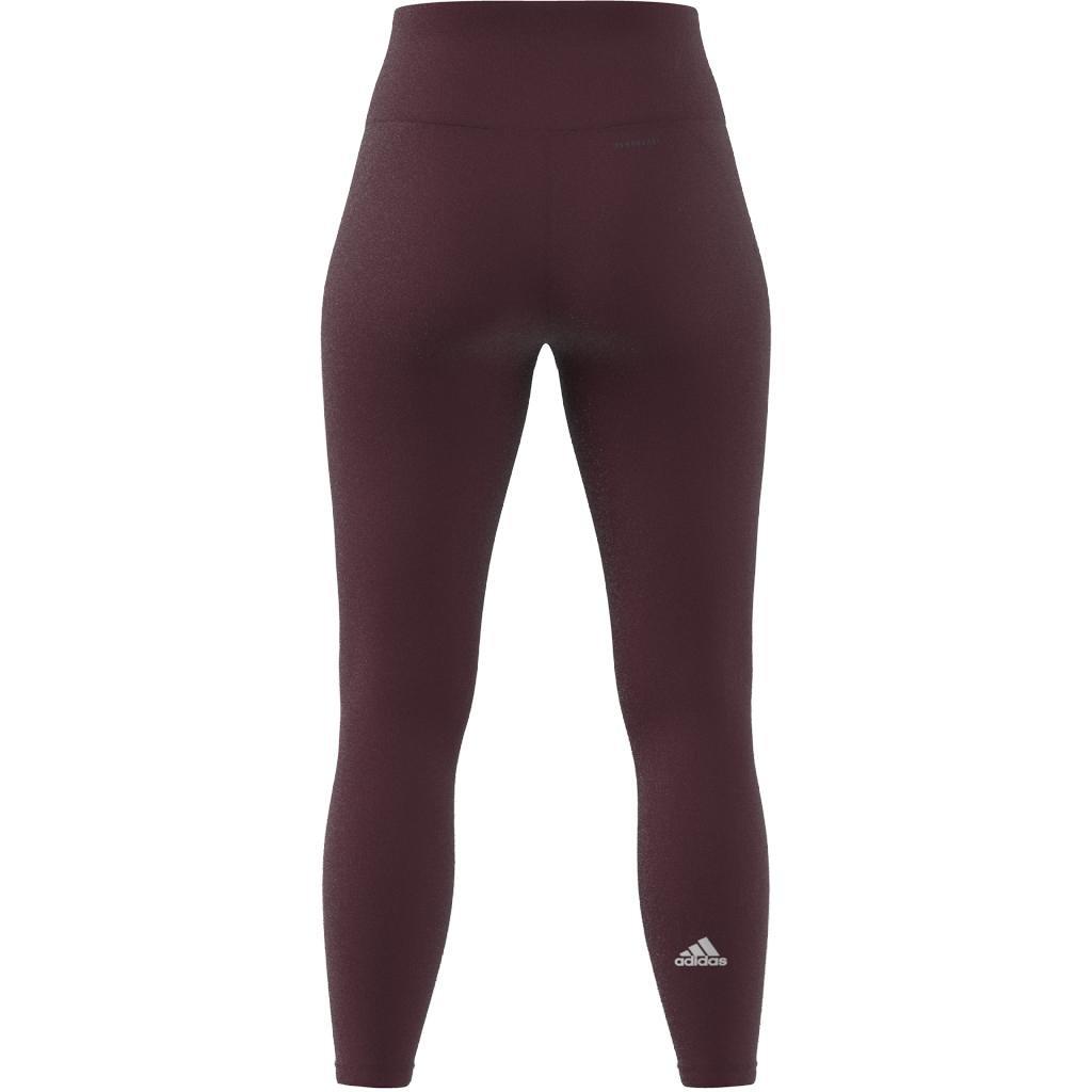 Yoga Essentials High-Waisted Leggings, Burgundy, , large image number 11
