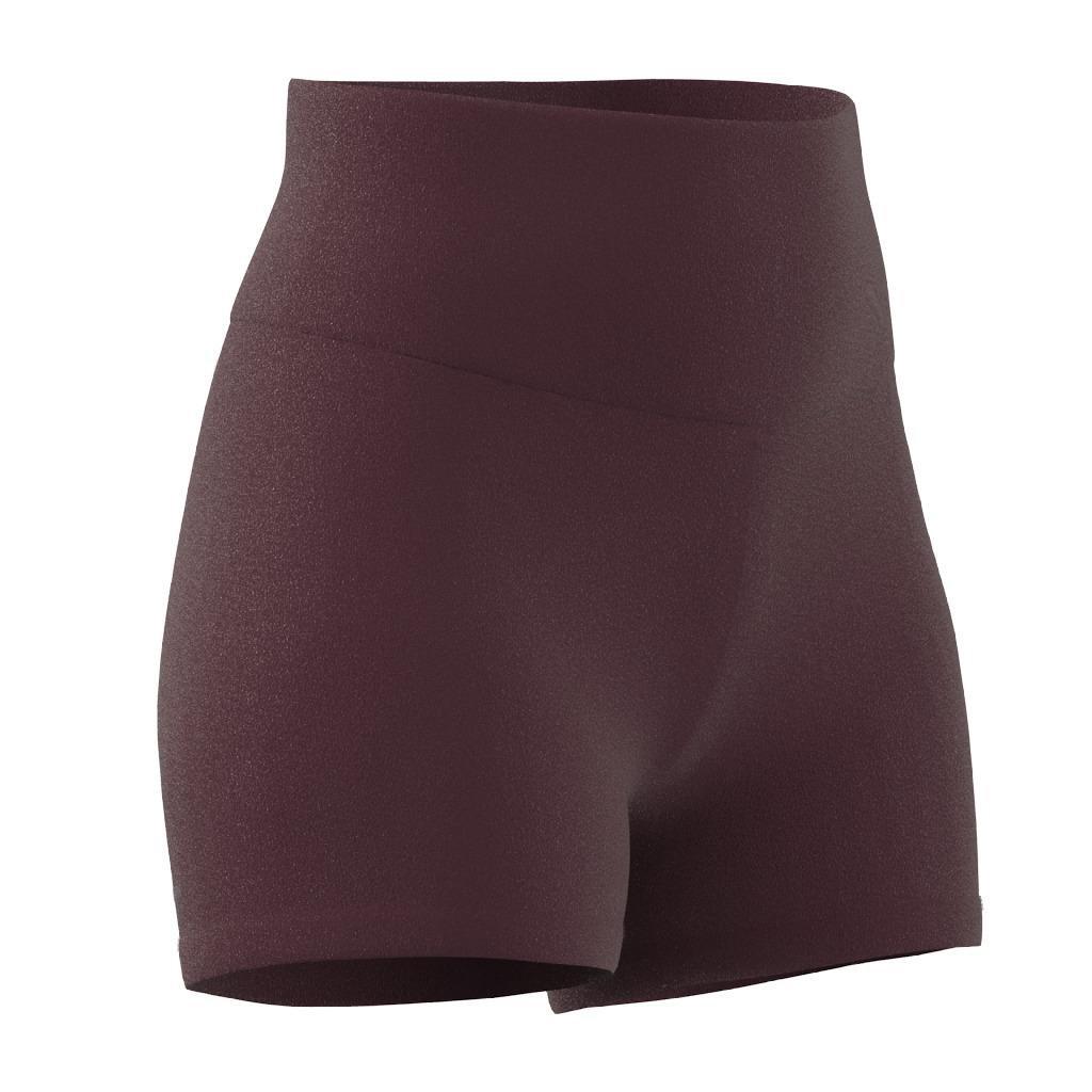 Women Yoga Essentials High-Waisted Short Leggings, Burgundy, A901_ONE, large image number 12