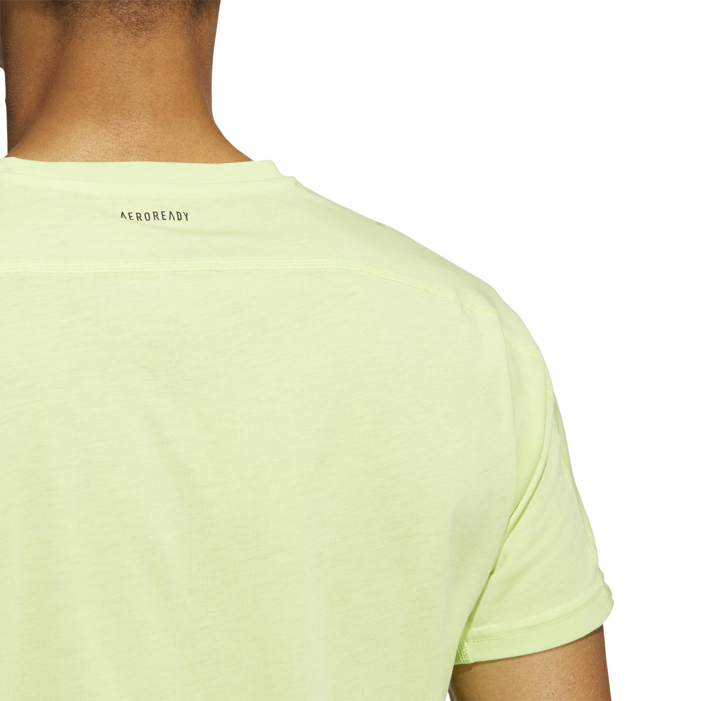 AEROREADY Running Logo Graphic T-Shirt, Green, A901_ONE, large image number 5