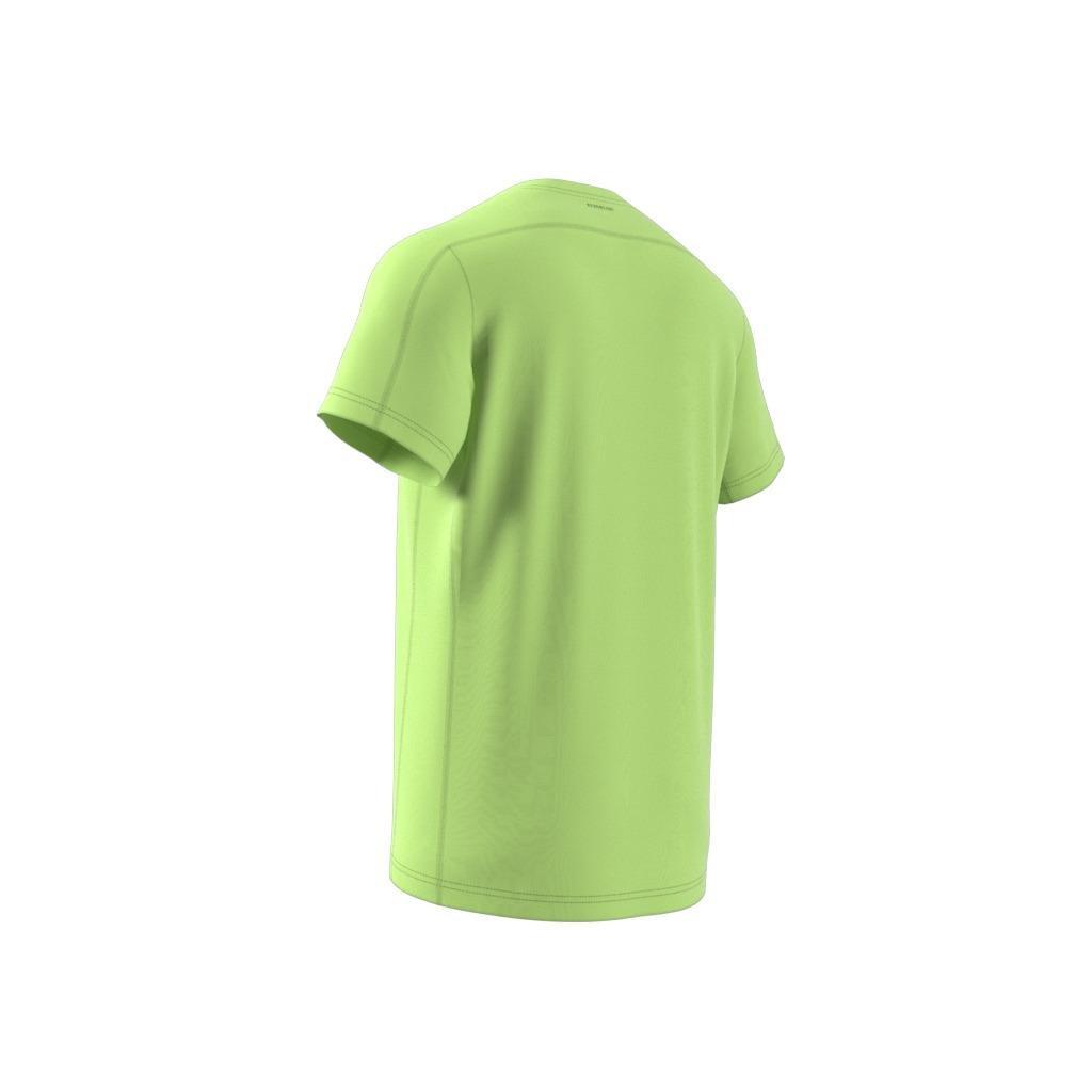 AEROREADY Running Logo Graphic T-Shirt, Green, A901_ONE, large image number 8