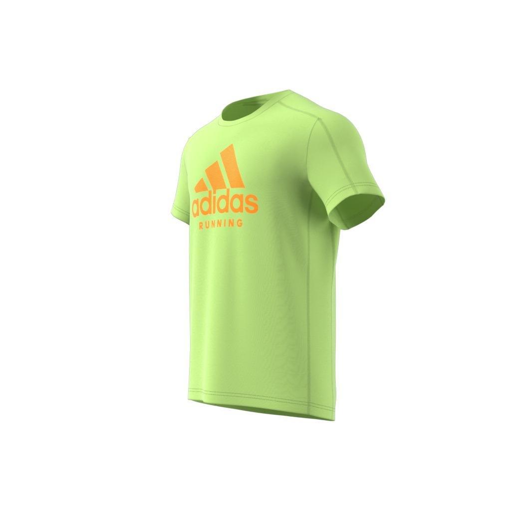 AEROREADY Running Logo Graphic T-Shirt, Green, A901_ONE, large image number 10