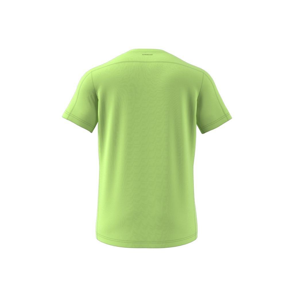AEROREADY Running Logo Graphic T-Shirt, Green, A901_ONE, large image number 15
