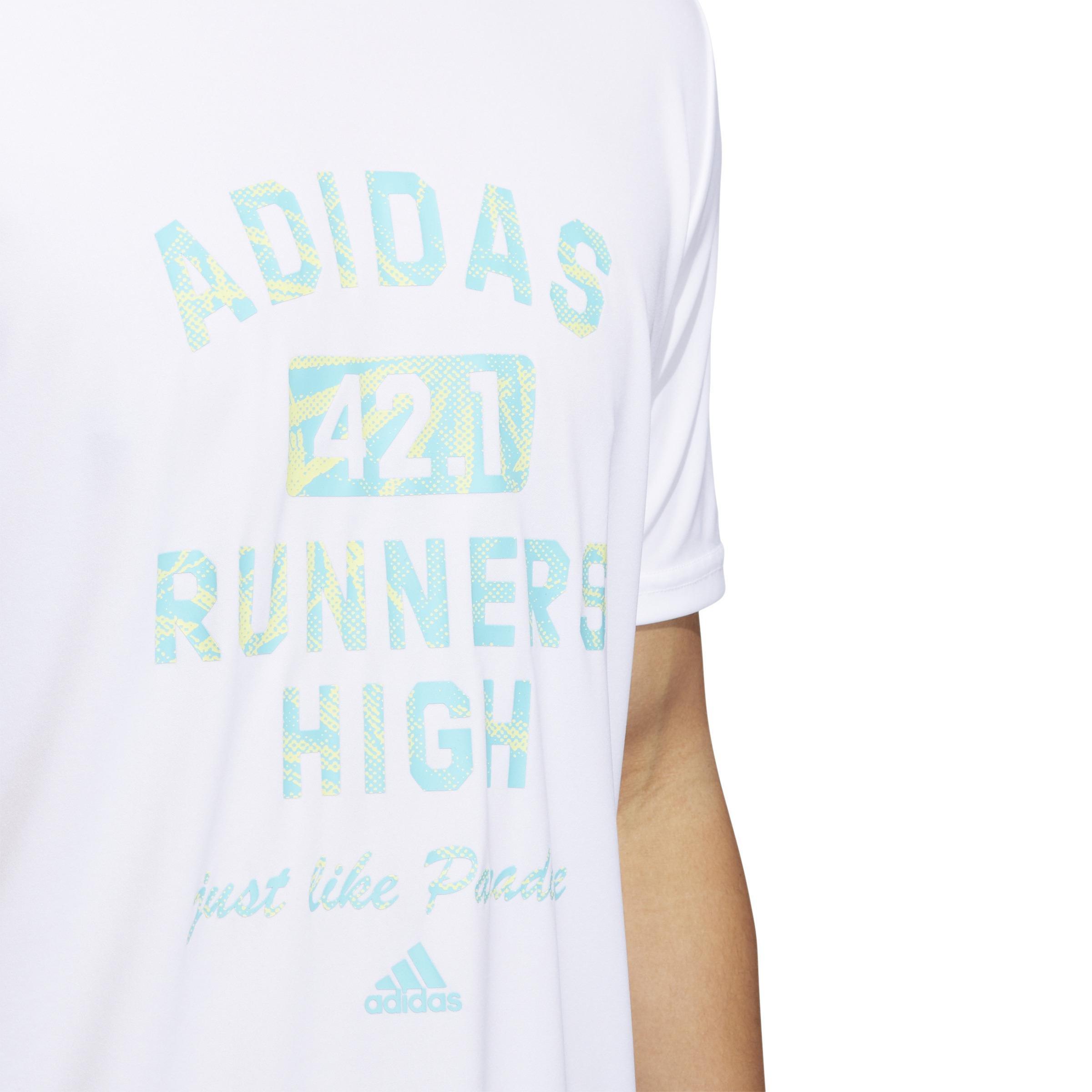 Slogan Running Graphic T-Shirt, White, , large image number 3