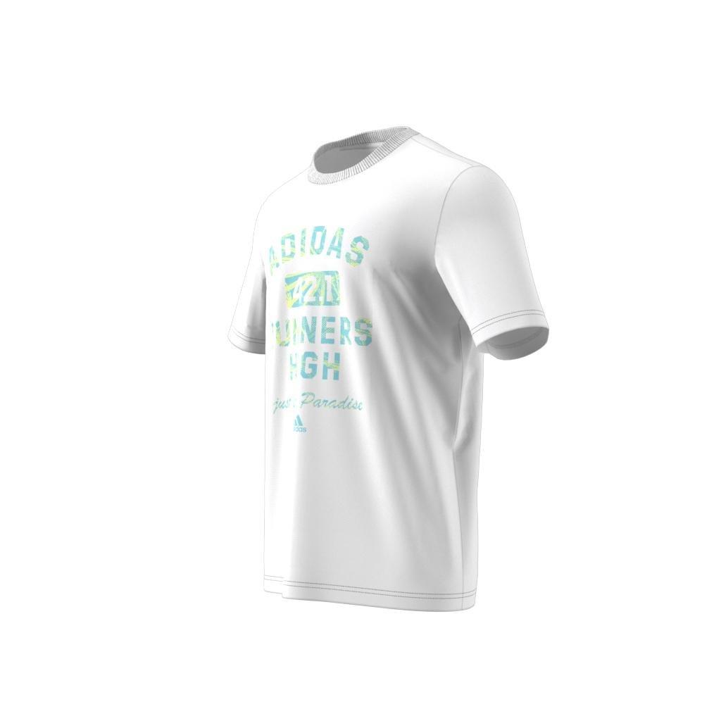 Slogan Running Graphic T-Shirt, White, , large image number 6