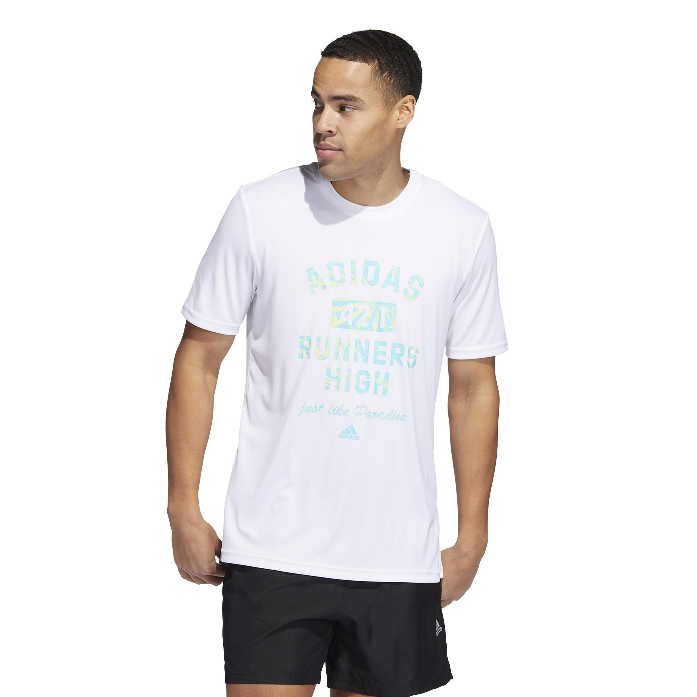 Slogan Running Graphic T-Shirt, White, , large image number 14