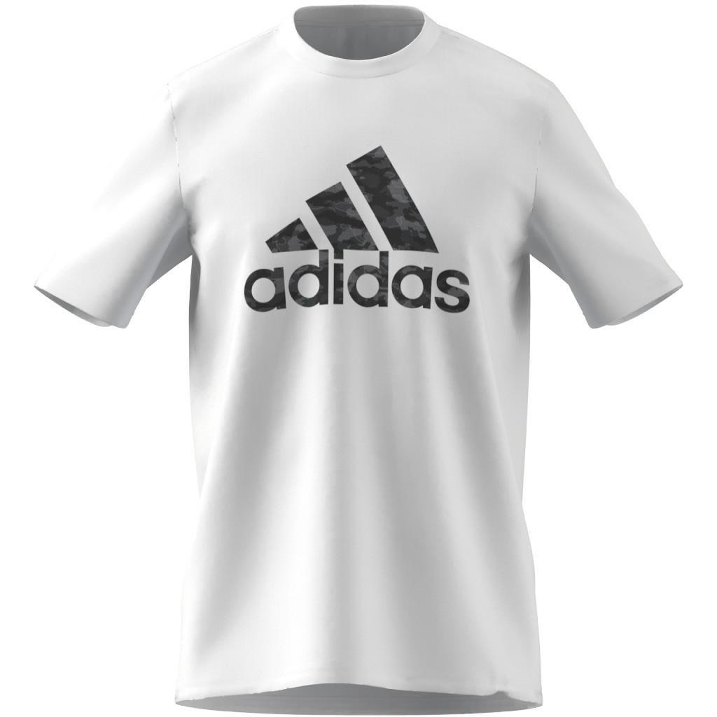 Camo Short Sleeve T-Shirt, White, A901_ONE, large image number 7