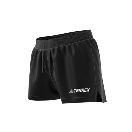Women Terrex Trail Running Shorts, Black, A901_ONE, large image number 1