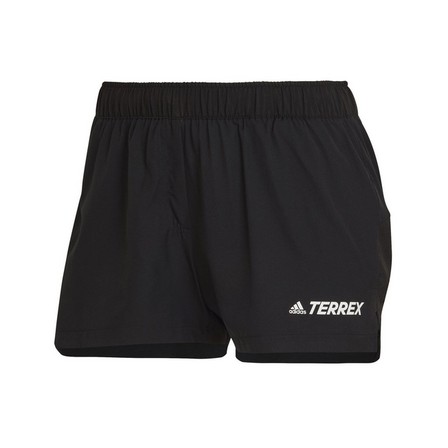 Women Terrex Trail Running Shorts, Black, A901_ONE, large image number 2