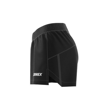 Women Terrex Trail Running Shorts, Black, A901_ONE, large image number 3