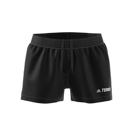 Women Terrex Trail Running Shorts, Black, A901_ONE, large image number 8