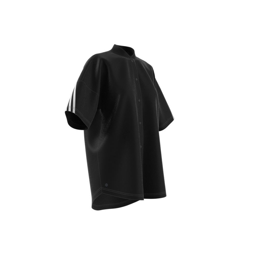 adidas Sportswear Future Icons Woven Shirt, Black, A901_ONE, large image number 3