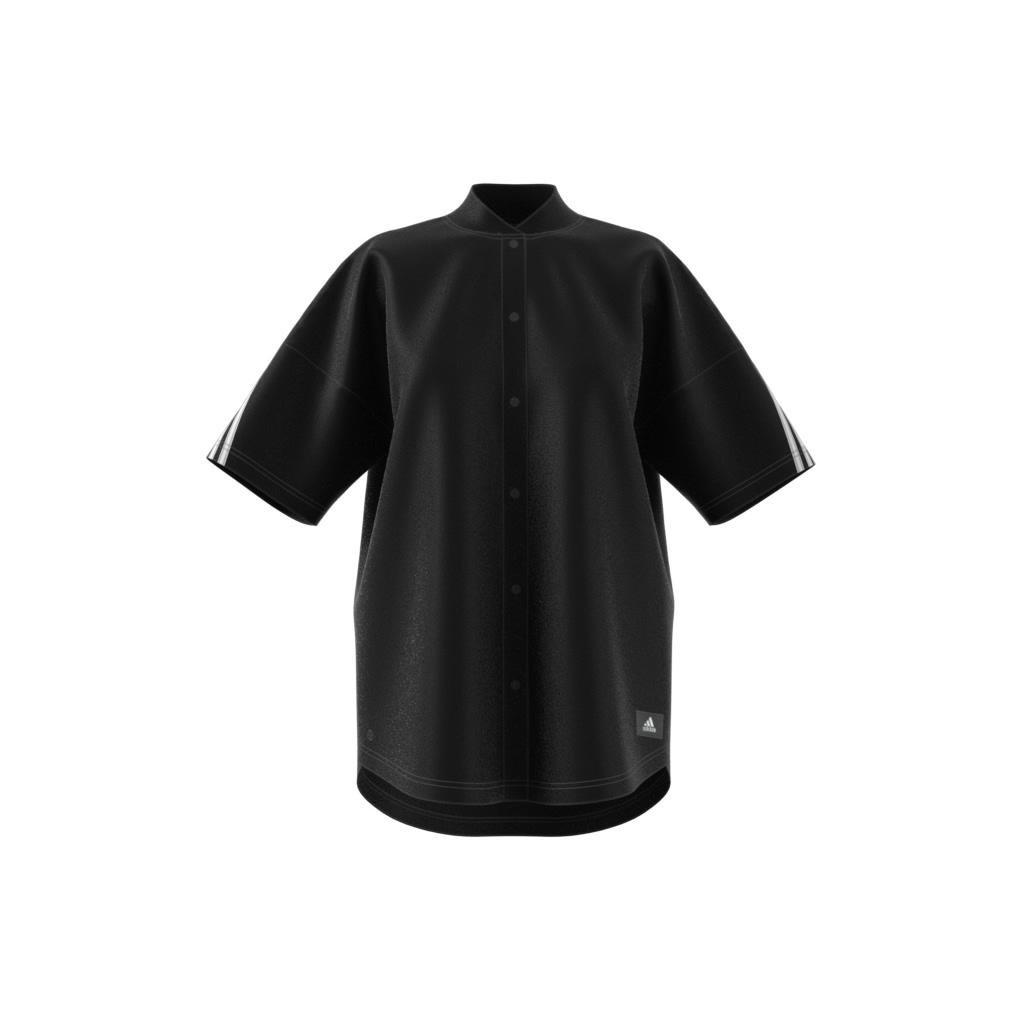 adidas Sportswear Future Icons Woven Shirt, Black, A901_ONE, large image number 8