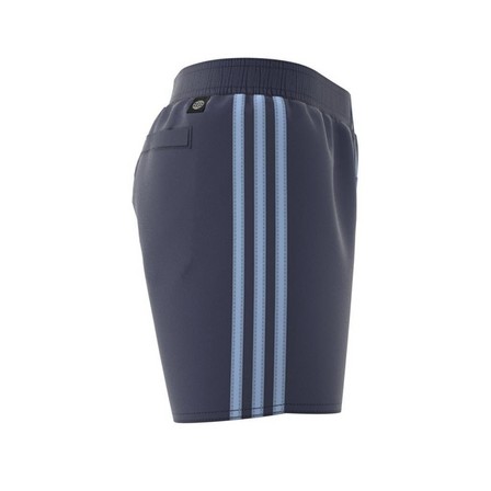 Kids Boys 3-Stripes Swim Shorts, Blue, A901_ONE, large image number 10