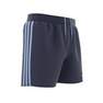 Kids Boys 3-Stripes Swim Shorts, Blue, A901_ONE, thumbnail image number 11