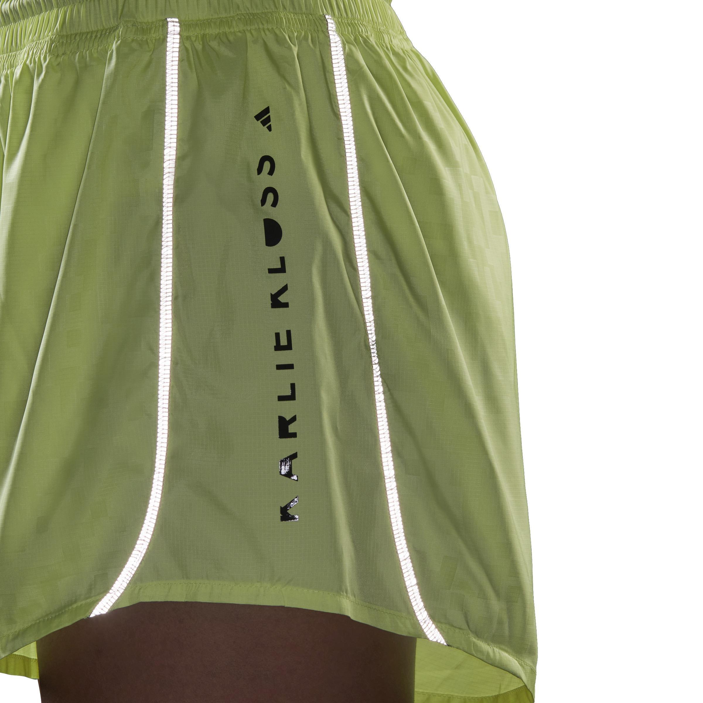 Karlie Kloss X Running Graphic Shorts, Yellow, , large image number 4