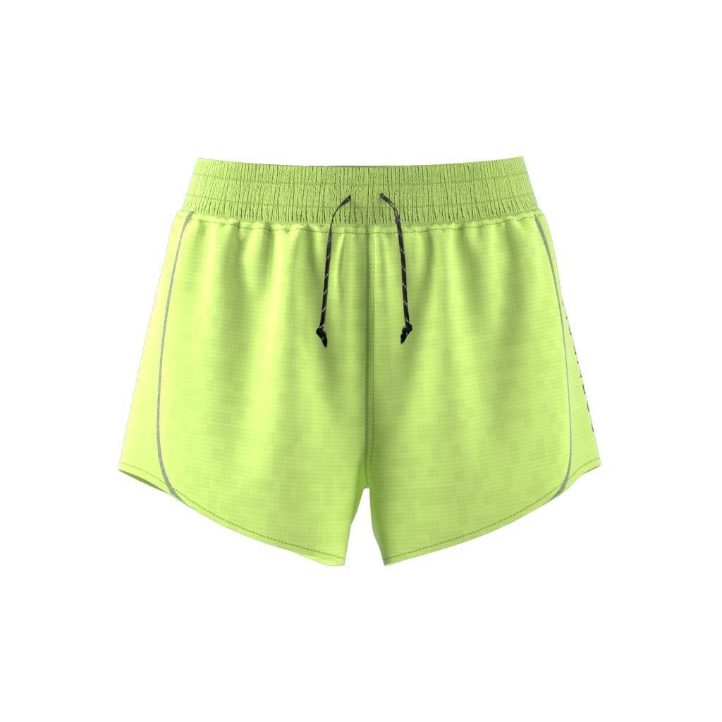 Karlie Kloss X Running Graphic Shorts, Yellow, , large image number 7