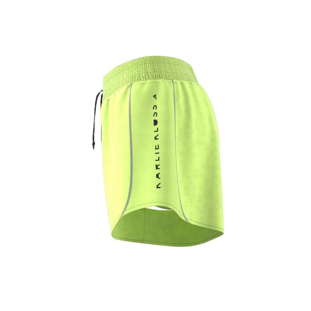Karlie Kloss X Running Graphic Shorts, Yellow, , large image number 16