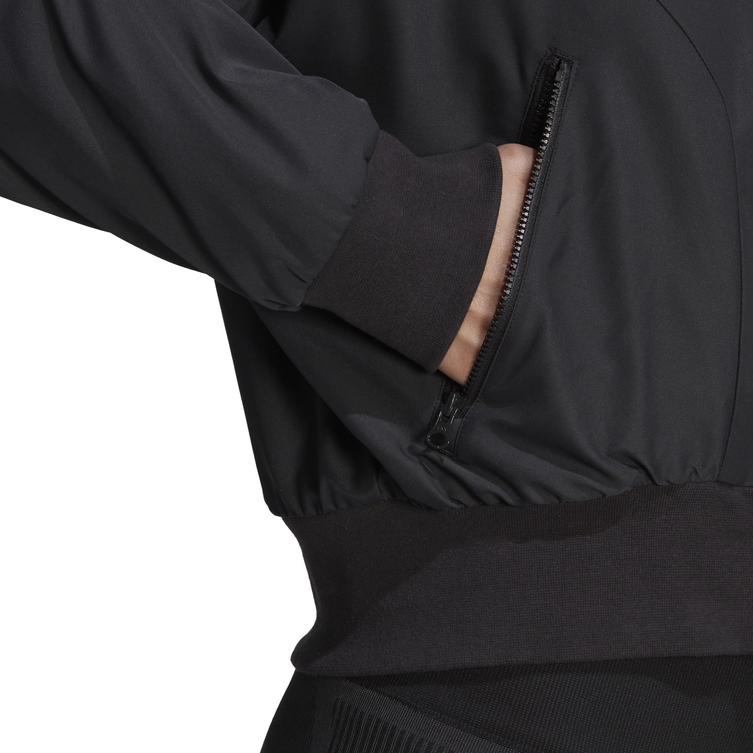 Karlie Kloss Bomber Jacket, Black, A901_ONE, large image number 4