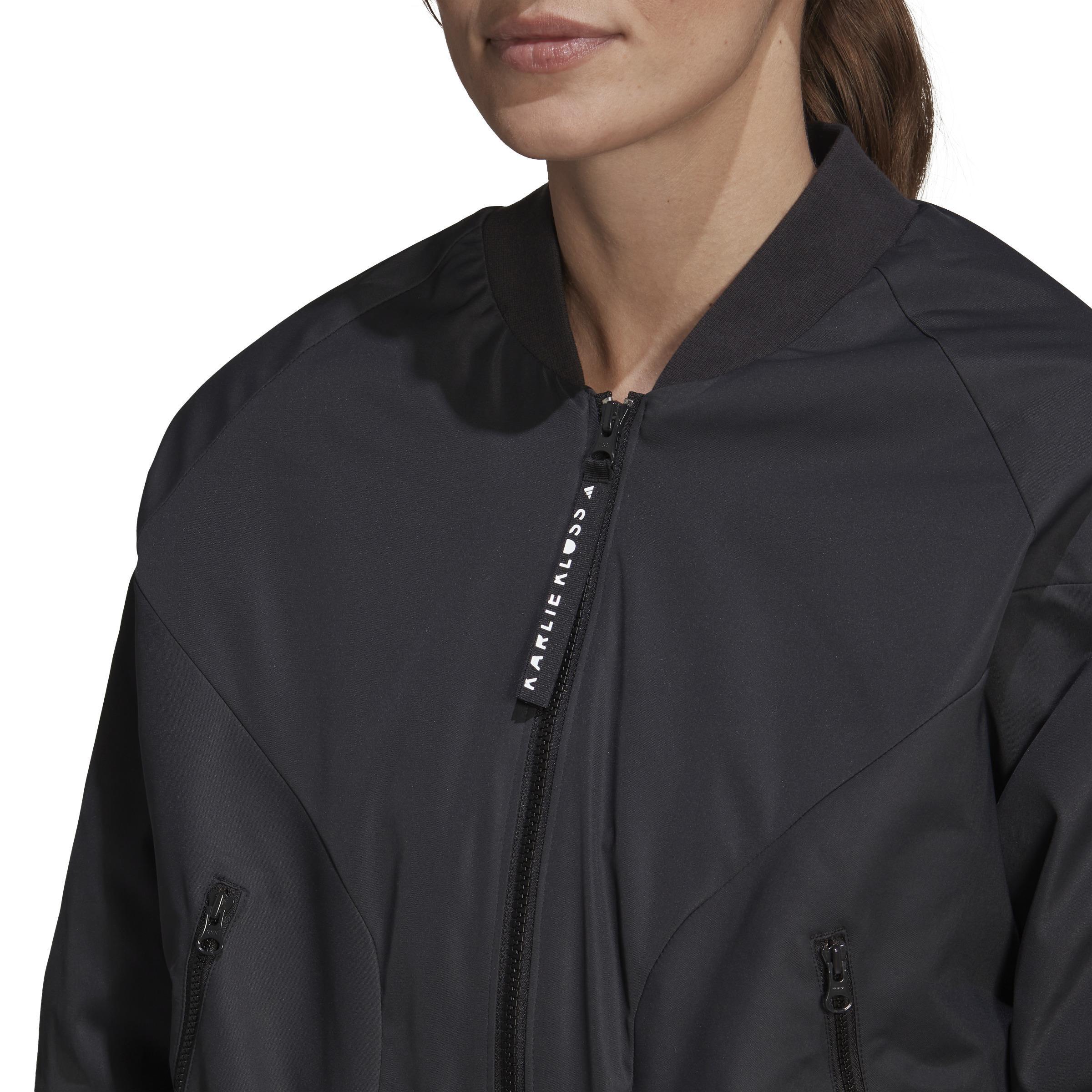 Karlie Kloss Bomber Jacket, Black, A901_ONE, large image number 5