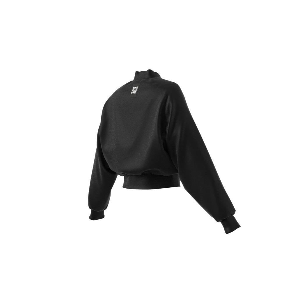 Karlie Kloss Bomber Jacket, Black, A901_ONE, large image number 7