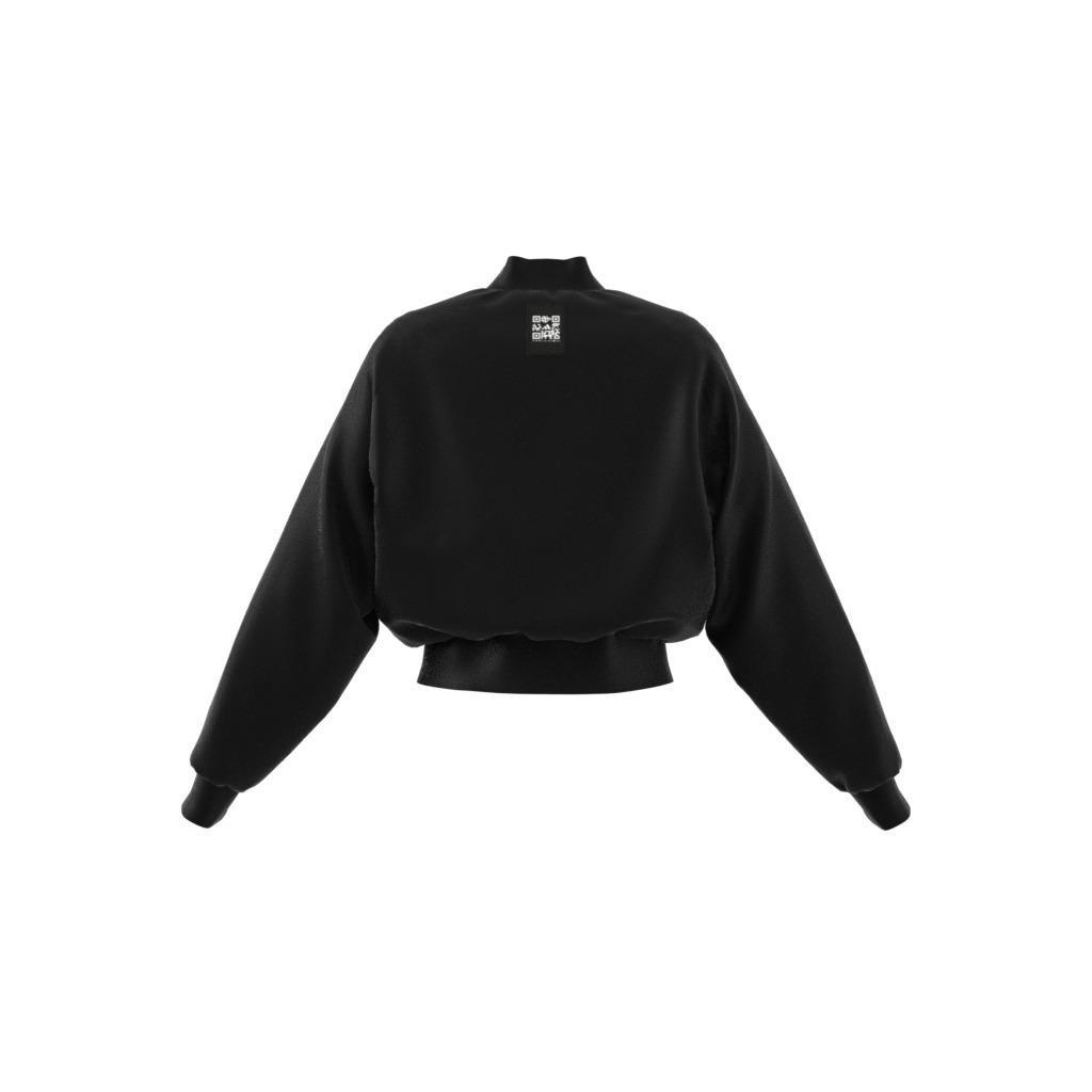 Karlie Kloss Bomber Jacket, Black, A901_ONE, large image number 8