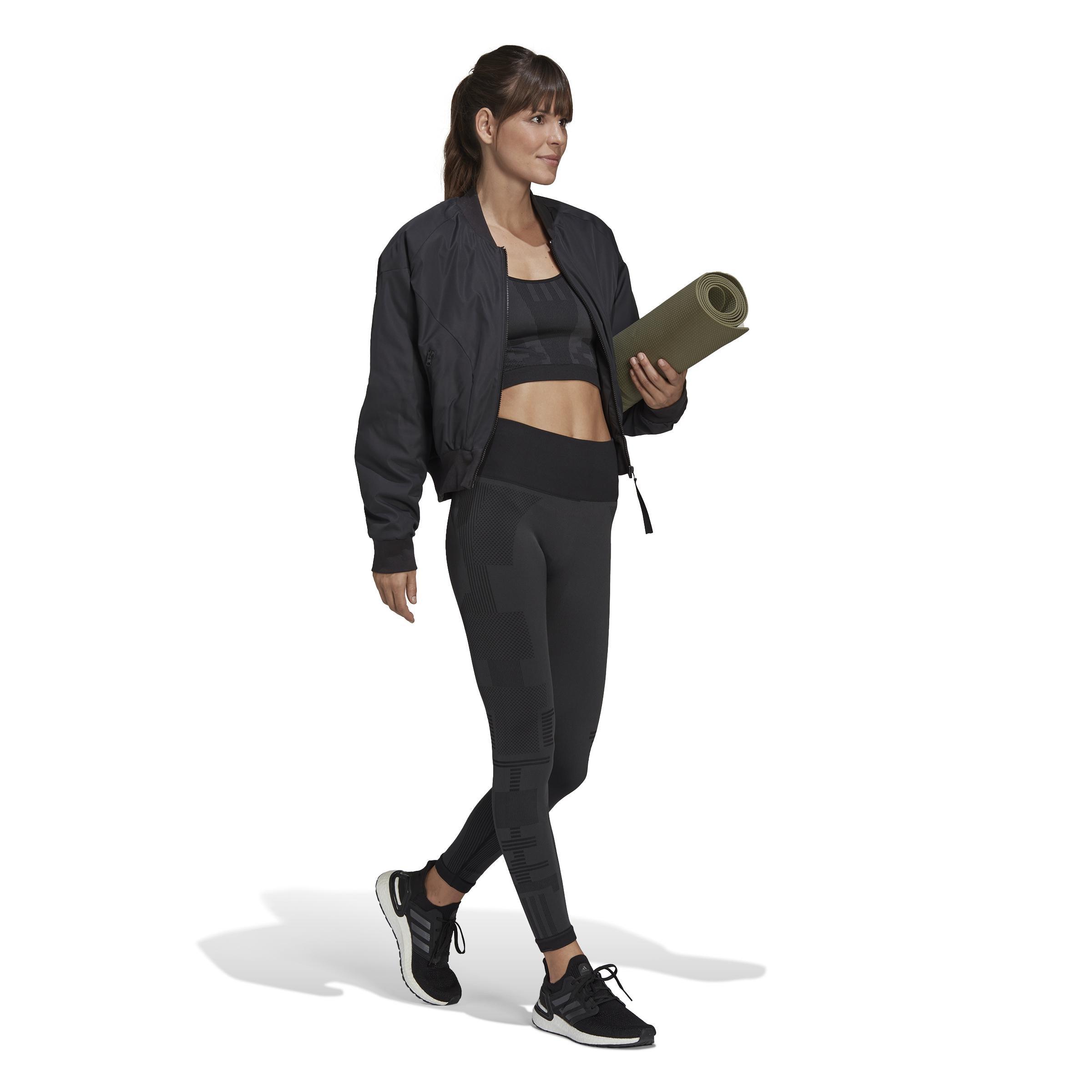 Karlie Kloss Bomber Jacket, Black, A901_ONE, large image number 12