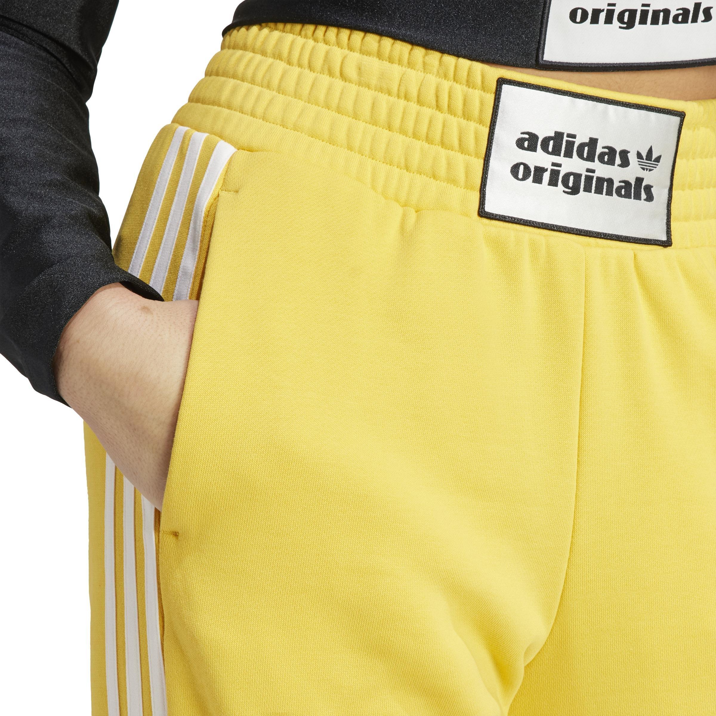 High Waist Sweat Joggers, Yellow, , large image number 3