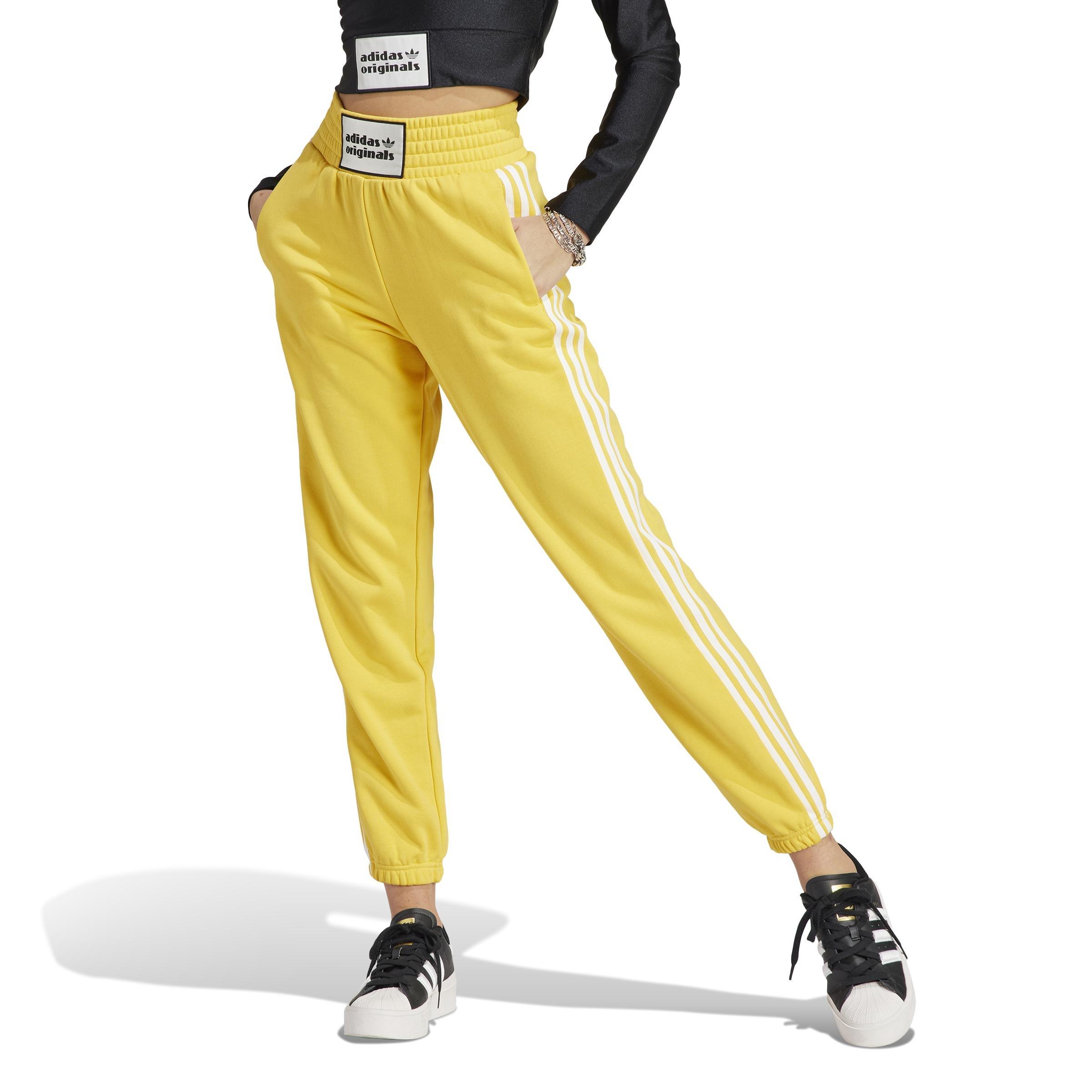 High Waist Sweat Joggers, Yellow, , large image number 10