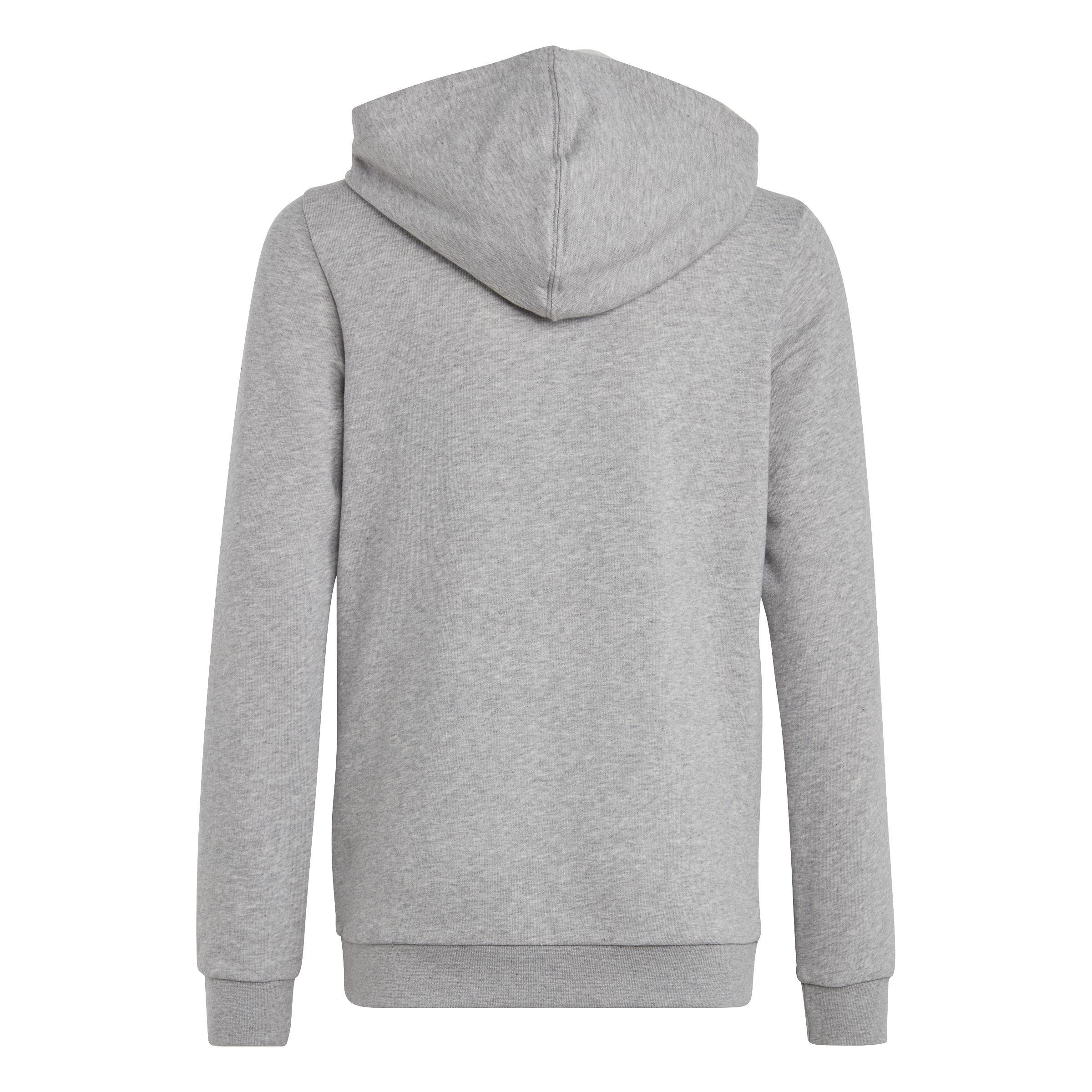 Unisex Kids Essentials Two-Colored Big Logo Cotton Hoodie, Grey, , large image number 2