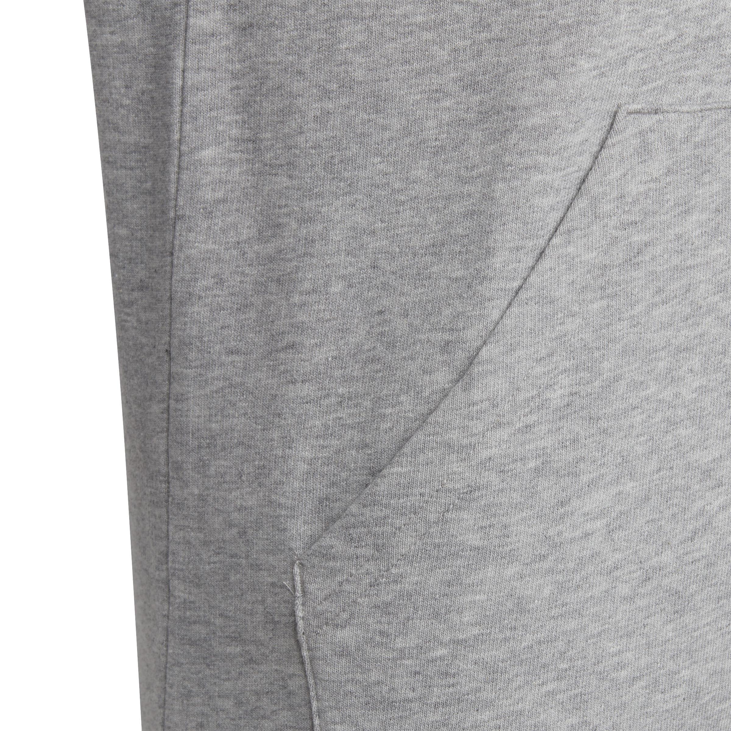 Unisex Kids Essentials Two-Colored Big Logo Cotton Hoodie, Grey, A901_ONE, large image number 5