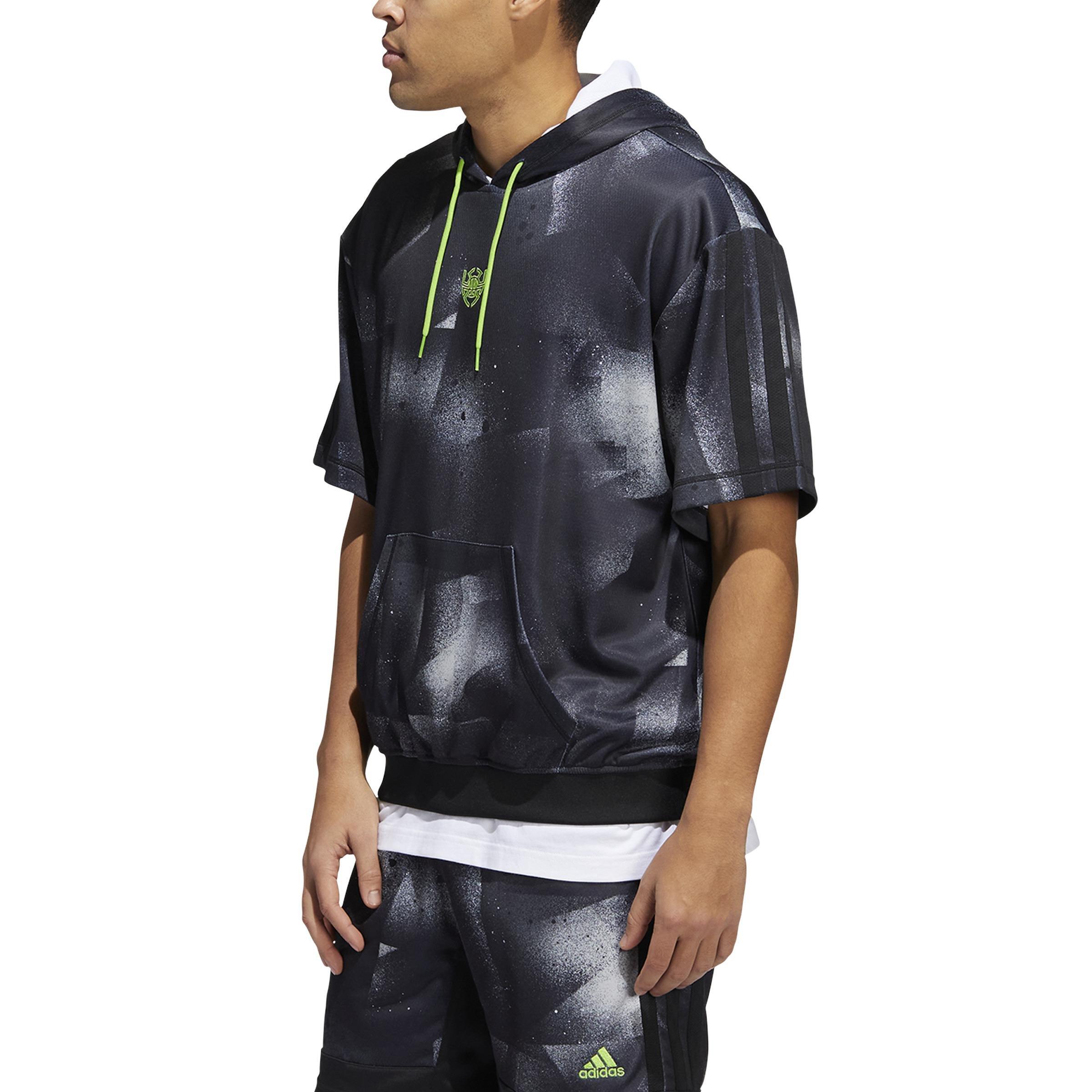 Donovan Mitchell Shooter Hooded Sweatshirt, Black, , large image number 1