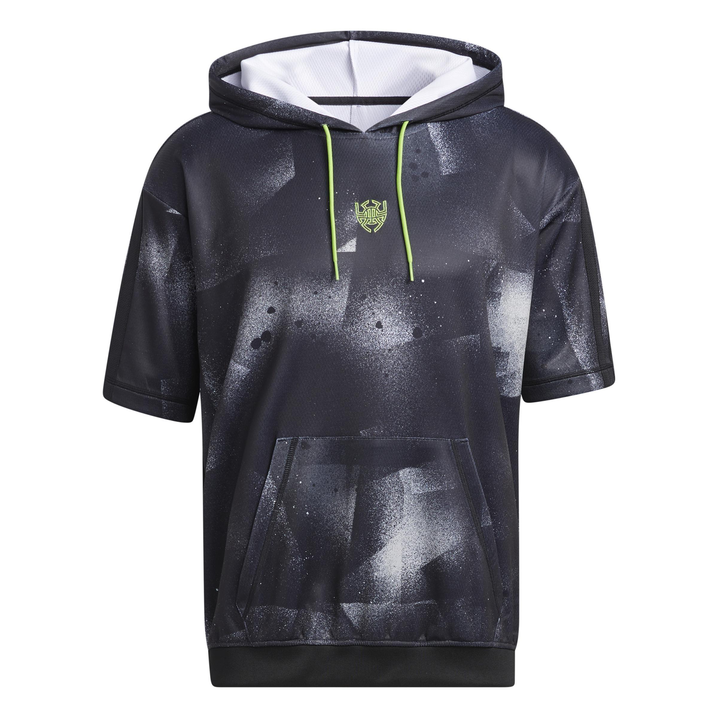 Donovan Mitchell Shooter Hooded Sweatshirt, Black, A901_ONE, large image number 2