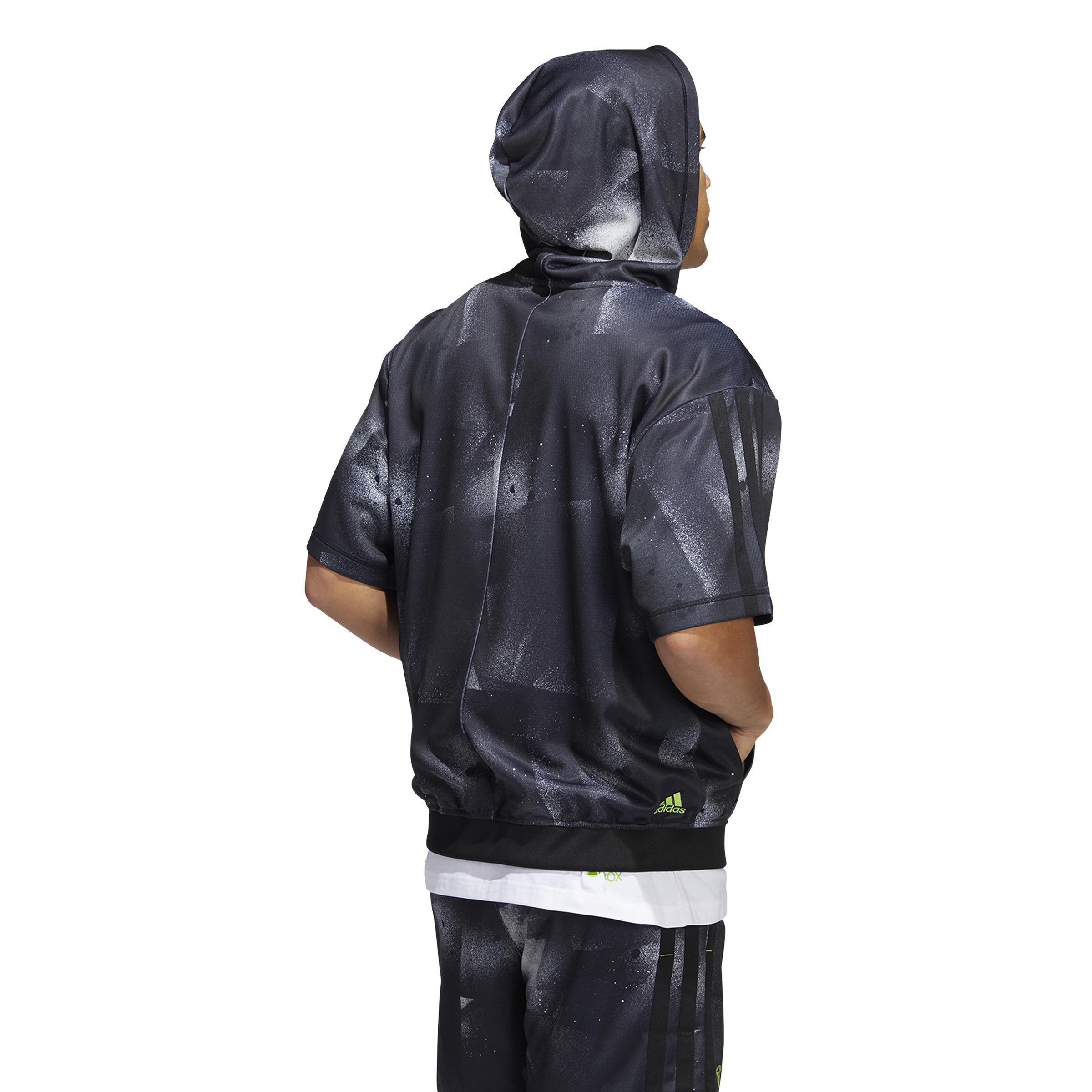 Donovan Mitchell Shooter Hooded Sweatshirt, Black, , large image number 3