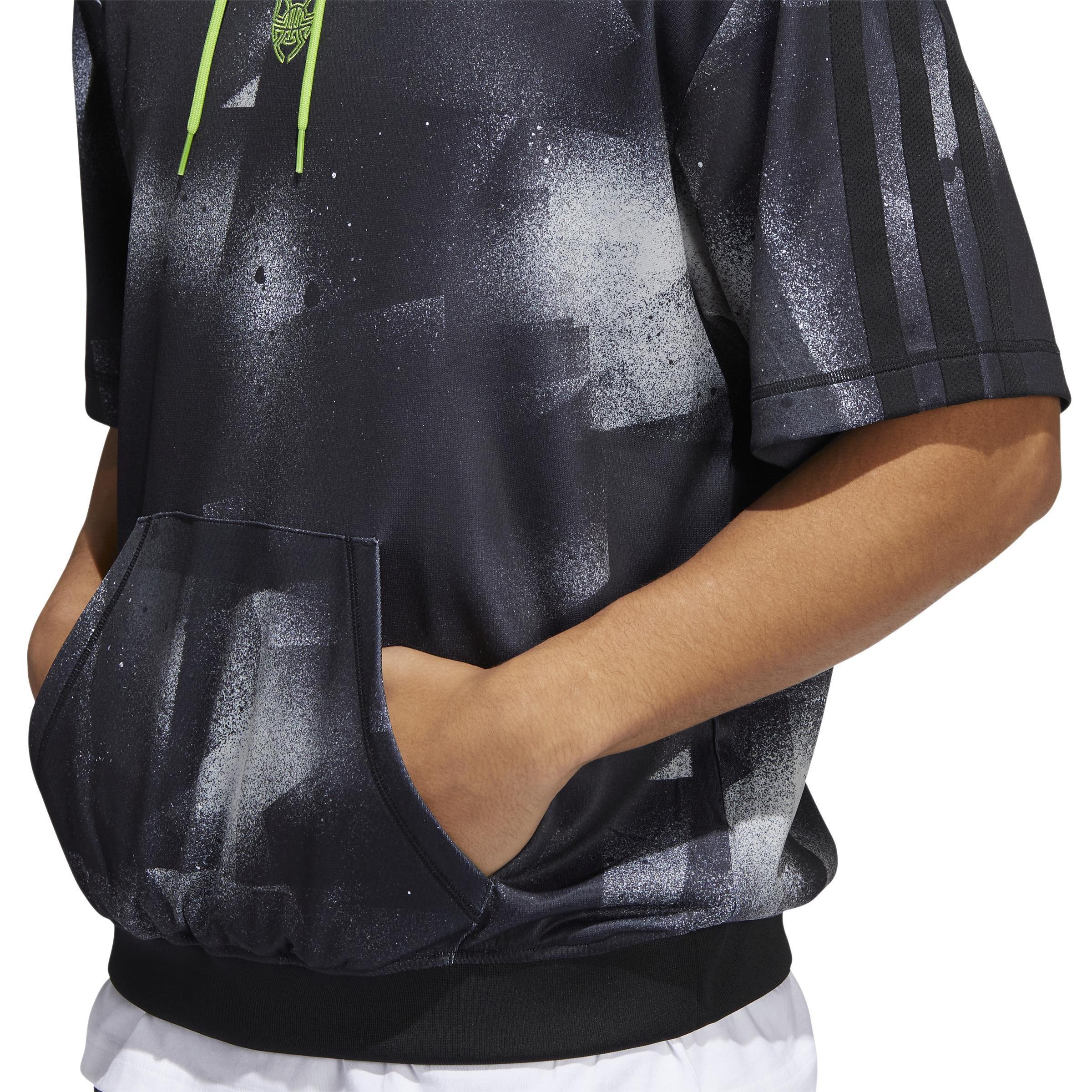 Donovan Mitchell Shooter Hooded Sweatshirt, Black, A901_ONE, large image number 4