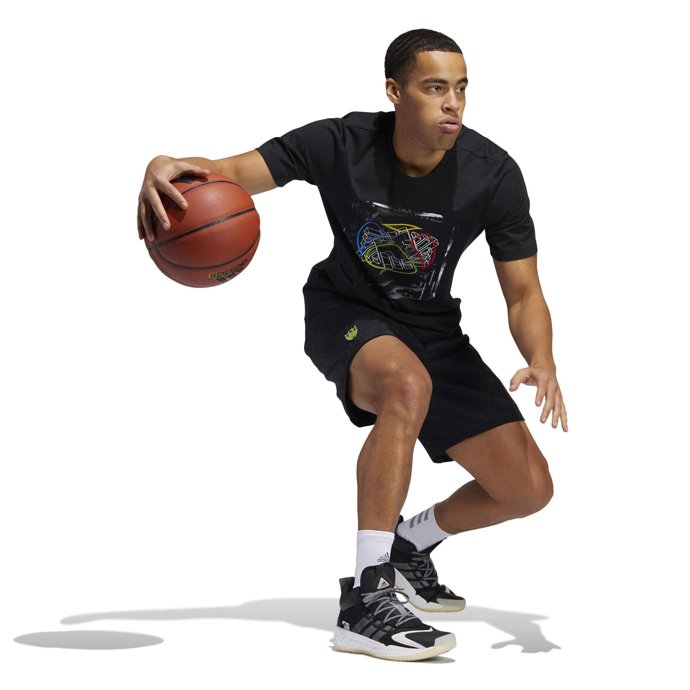 Donovan Mitchell Foundation Shorts, Black, A901_ONE, large image number 8