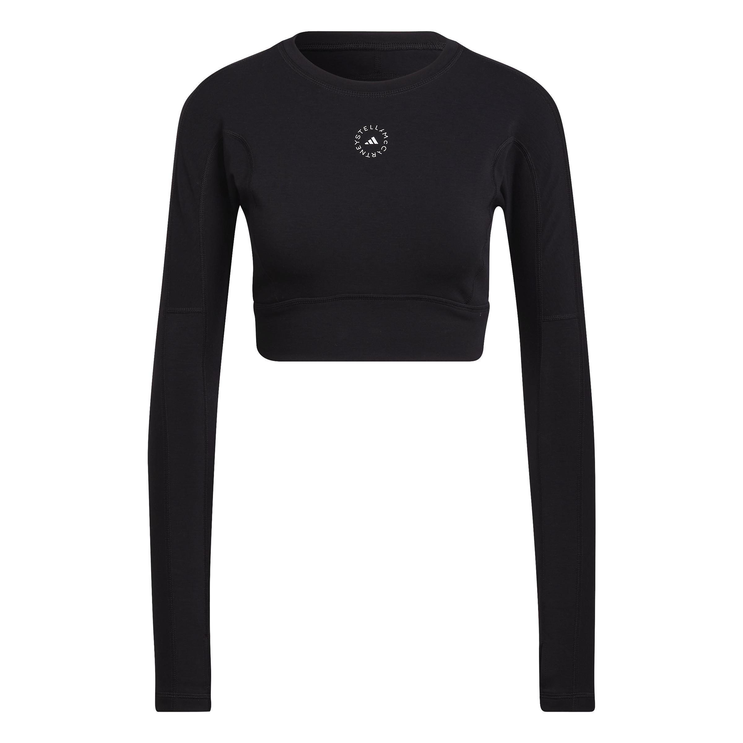 By Stella Mccartney Truestrength Cropped, Black, A901_ONE, large image number 0