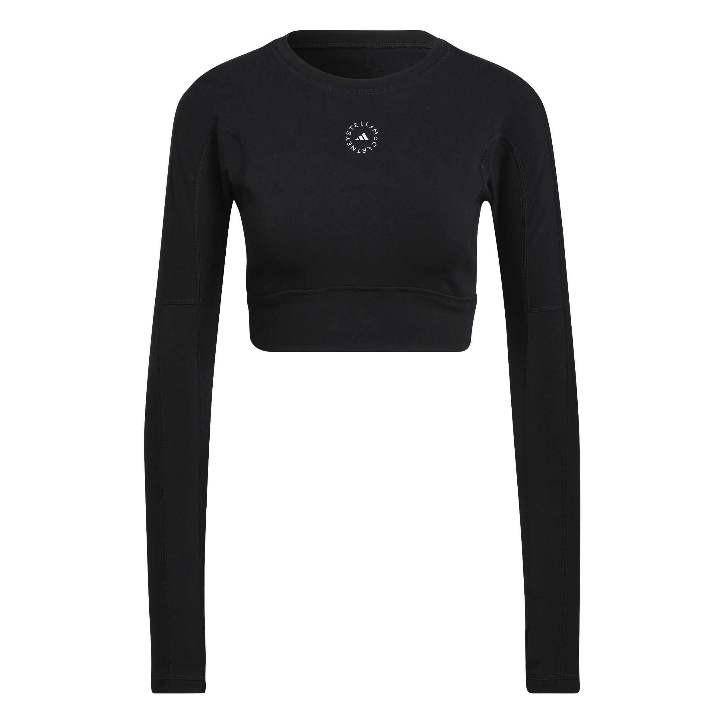By Stella Mccartney Truestrength Cropped, Black, A901_ONE, large image number 1