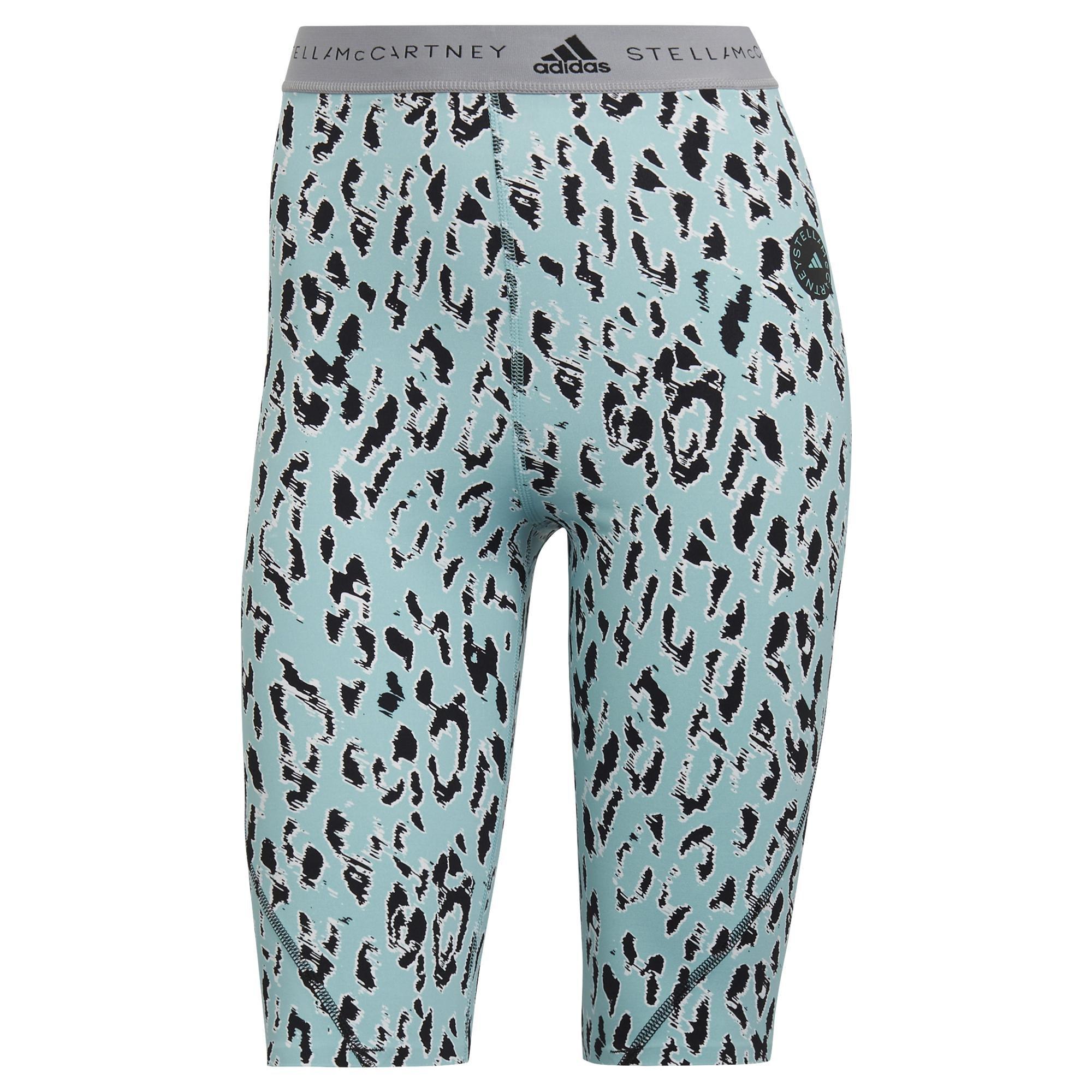By Stella Mccartney Truepurpose Training Printed Cycling Tights, Green, A901_ONE, large image number 3