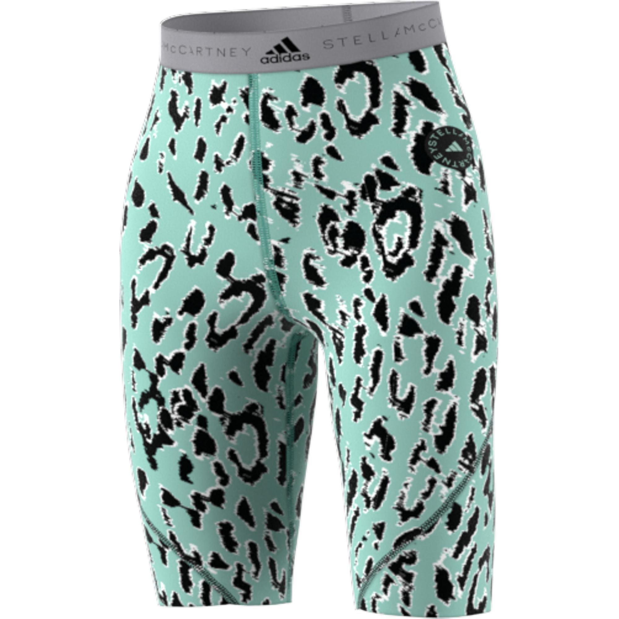 By Stella Mccartney Truepurpose Training Printed Cycling Tights, Green, A901_ONE, large image number 11