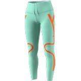 adidas by Stella McCartney TruePace Running Leggings, Green, A901_ONE, large image number 8