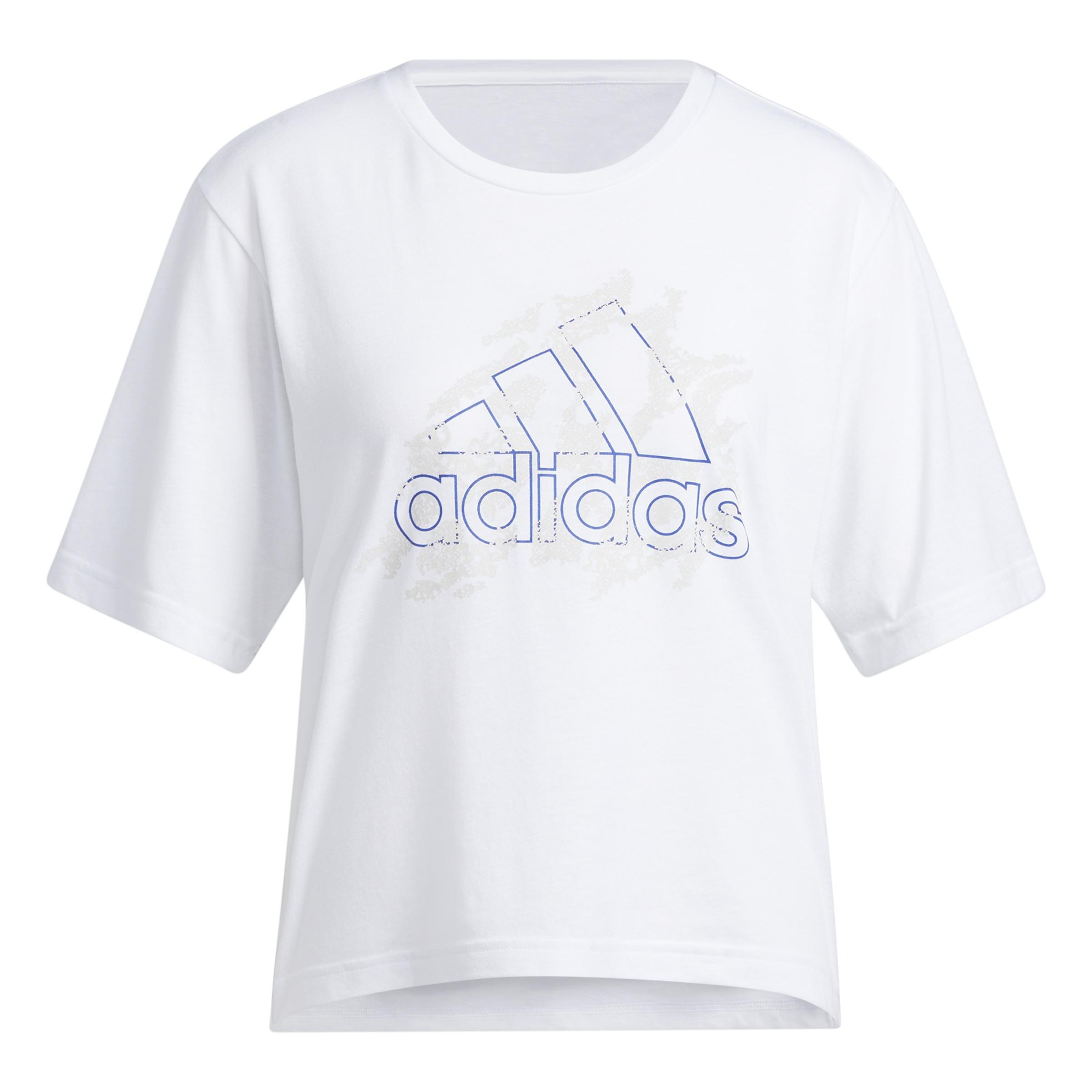 Camp Graphic Universal Short Sleeve T-Shirt, White, A901_ONE, large image number 2